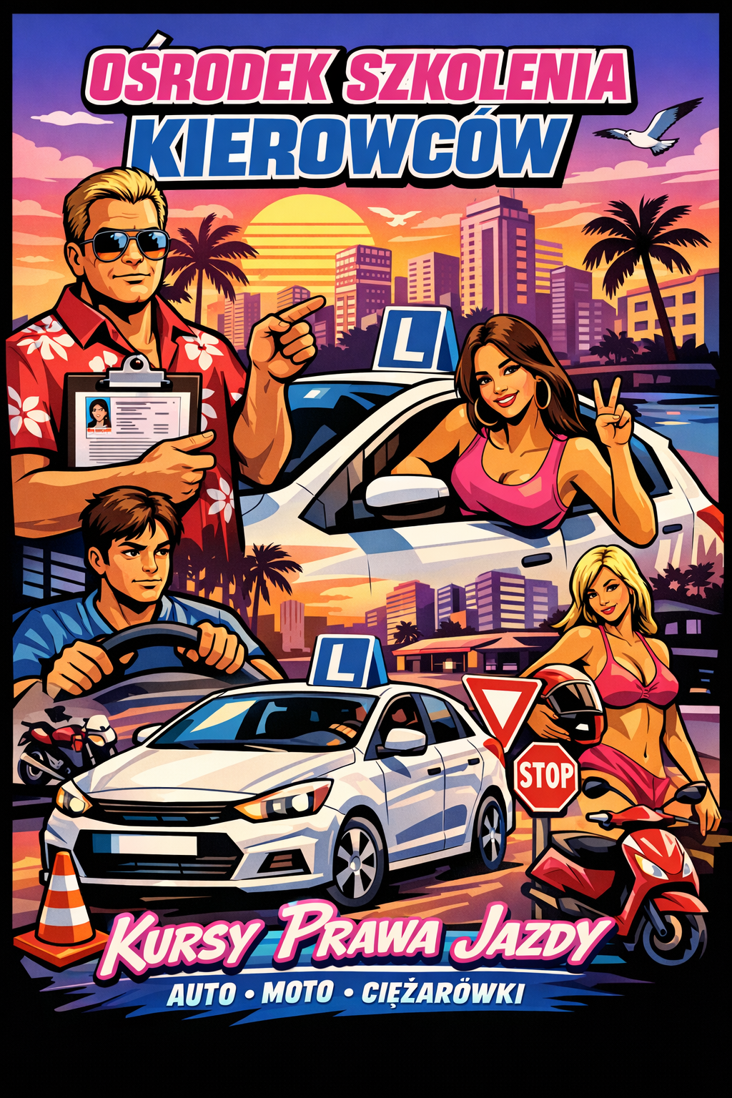 Samochód szkoleniowy OSK Poznań - Kia Rio